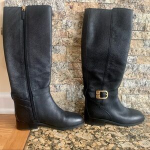 Tory Burch Black Riding Boots